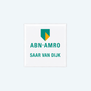 Naambadge met magneet metaal (zonder venster)